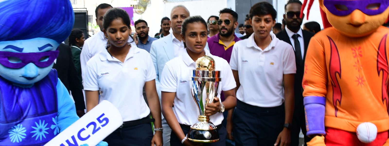 Women’s World Cup Trophy Lands in CMB With Style